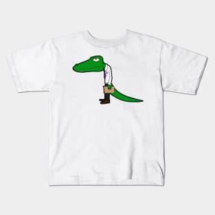 Just a Bored Office Croc Kids T-Shirt